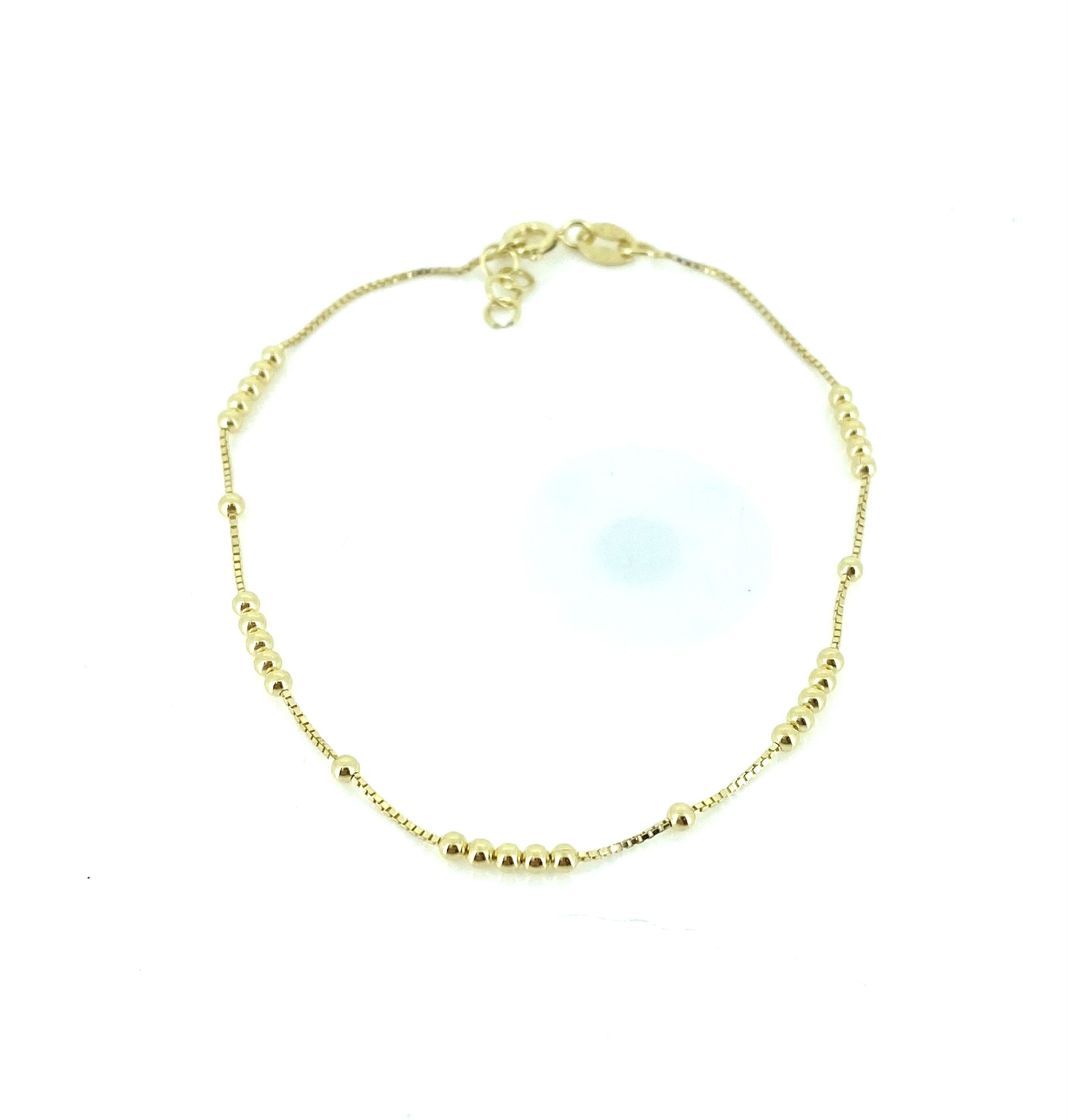 Chevillère pour femme en argent 925, boules - 925-BOULE20-AJUS-G - Danny's silver