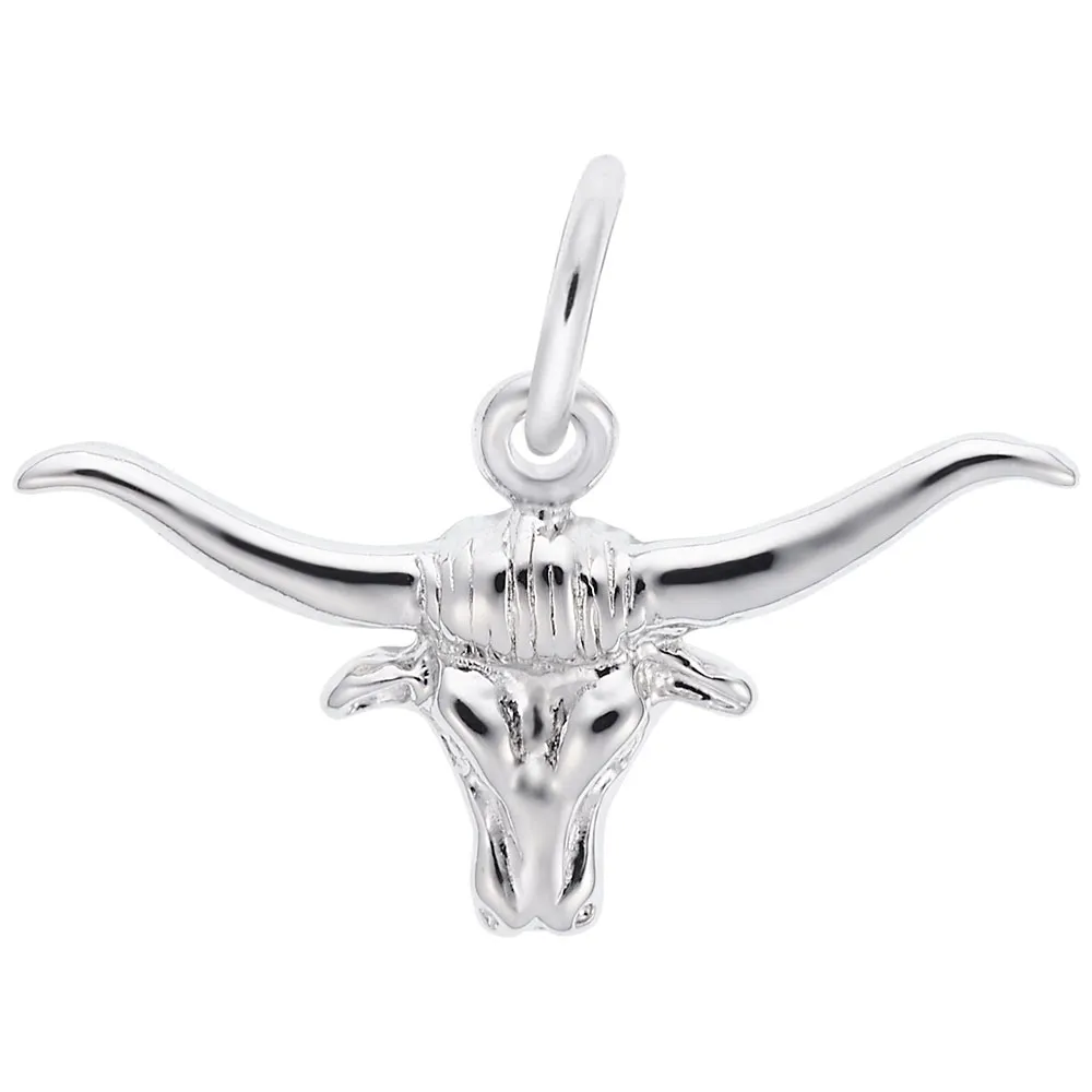 Pendentif en argent 925, tête de taureau - 10-1563-000 - Rembrandt Charms