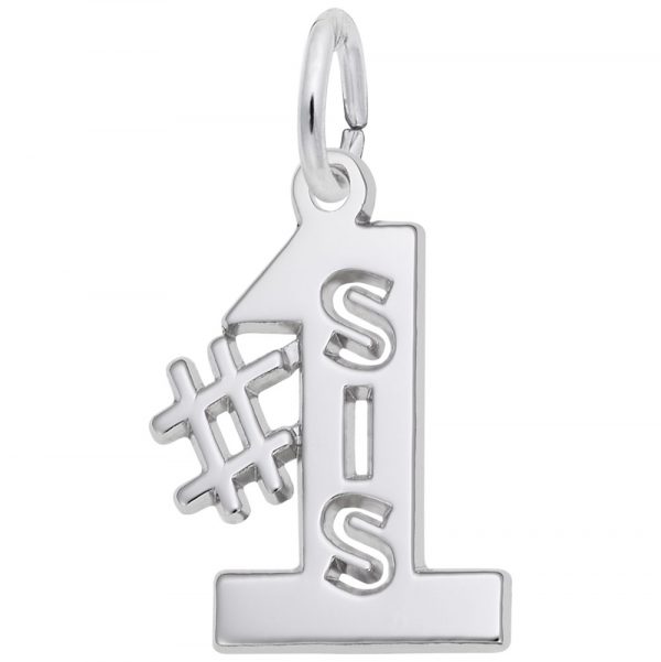 Pendentif en argent 925, soeur #1