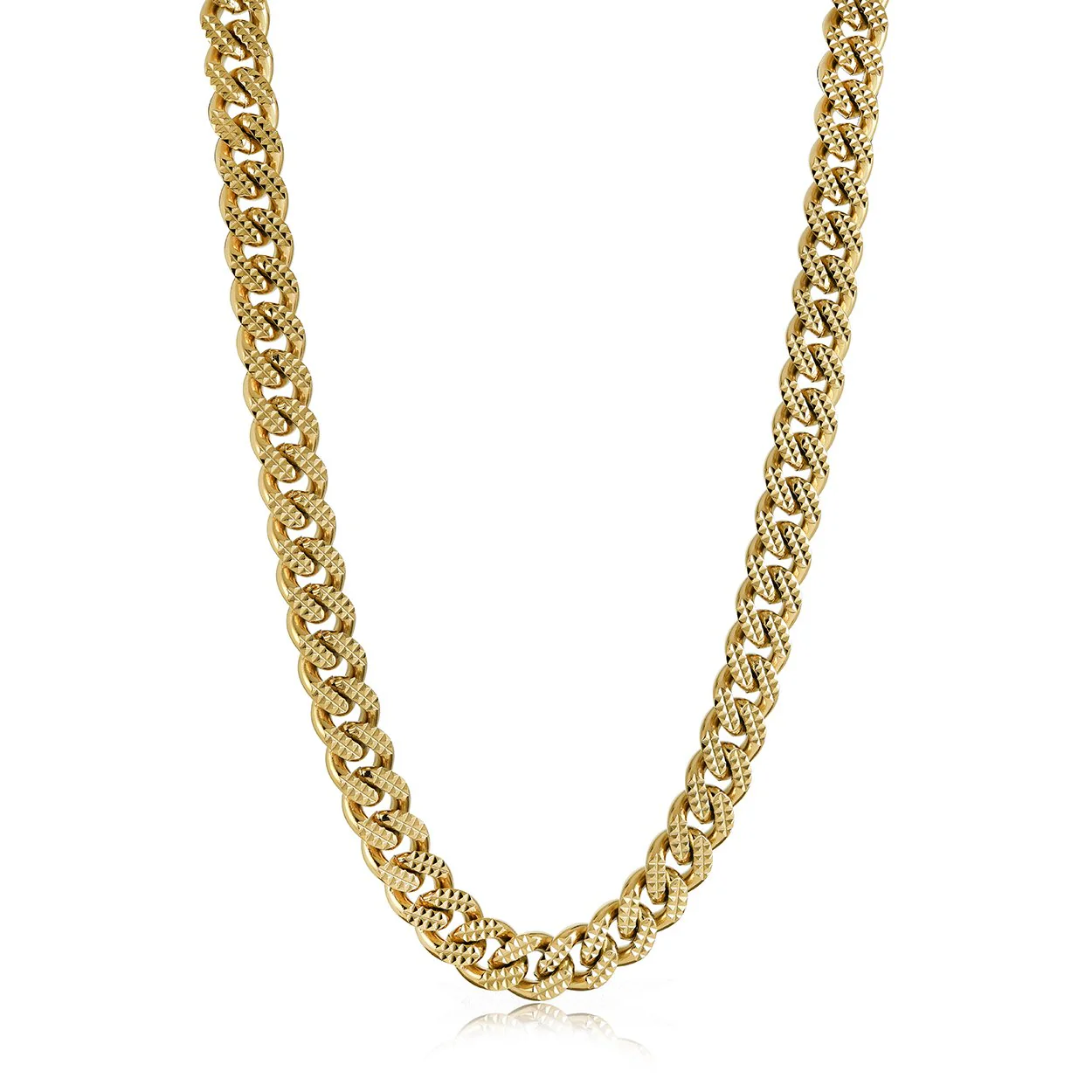 Chaine pour homme en stainless, gourmette 10mm - SYN112 - Italgem