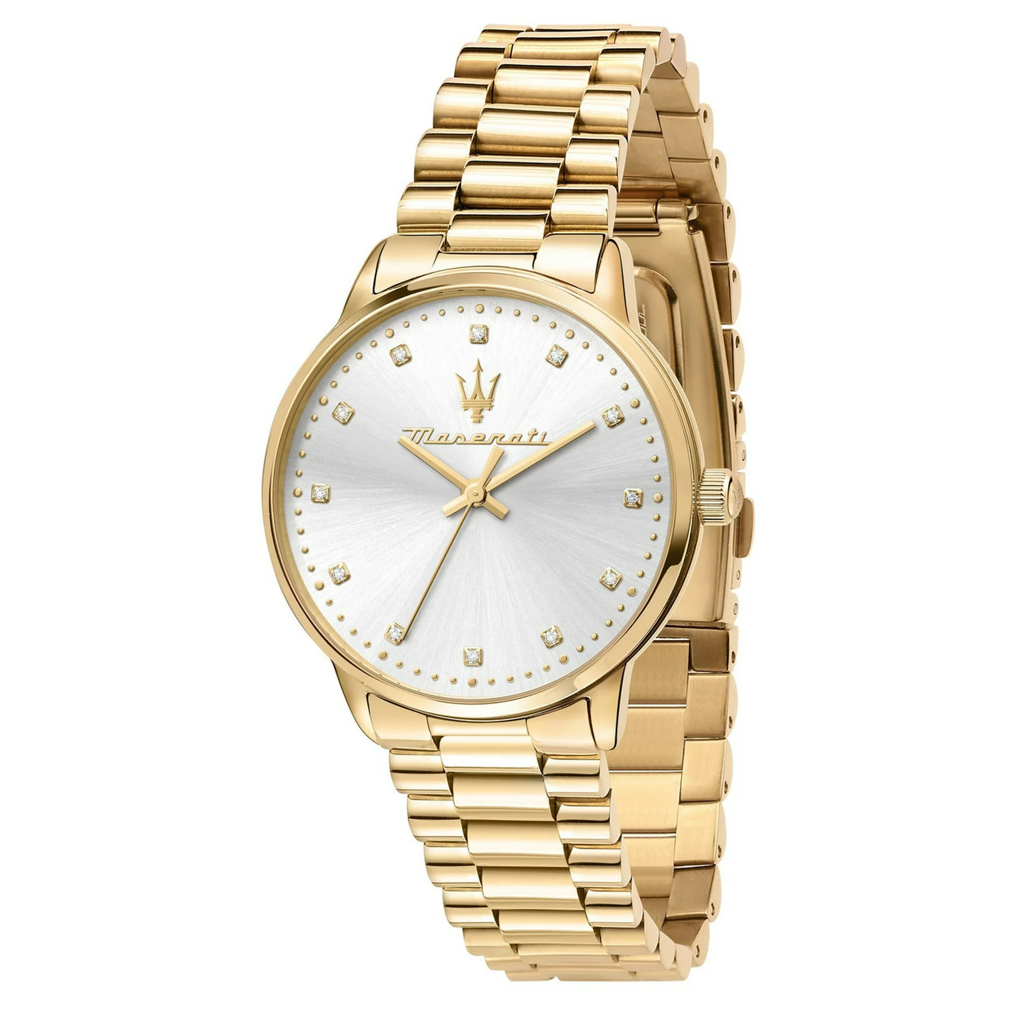 Montre pour femme en stainless, 12 diamants, 5ATM - R8853147503 - Maserati