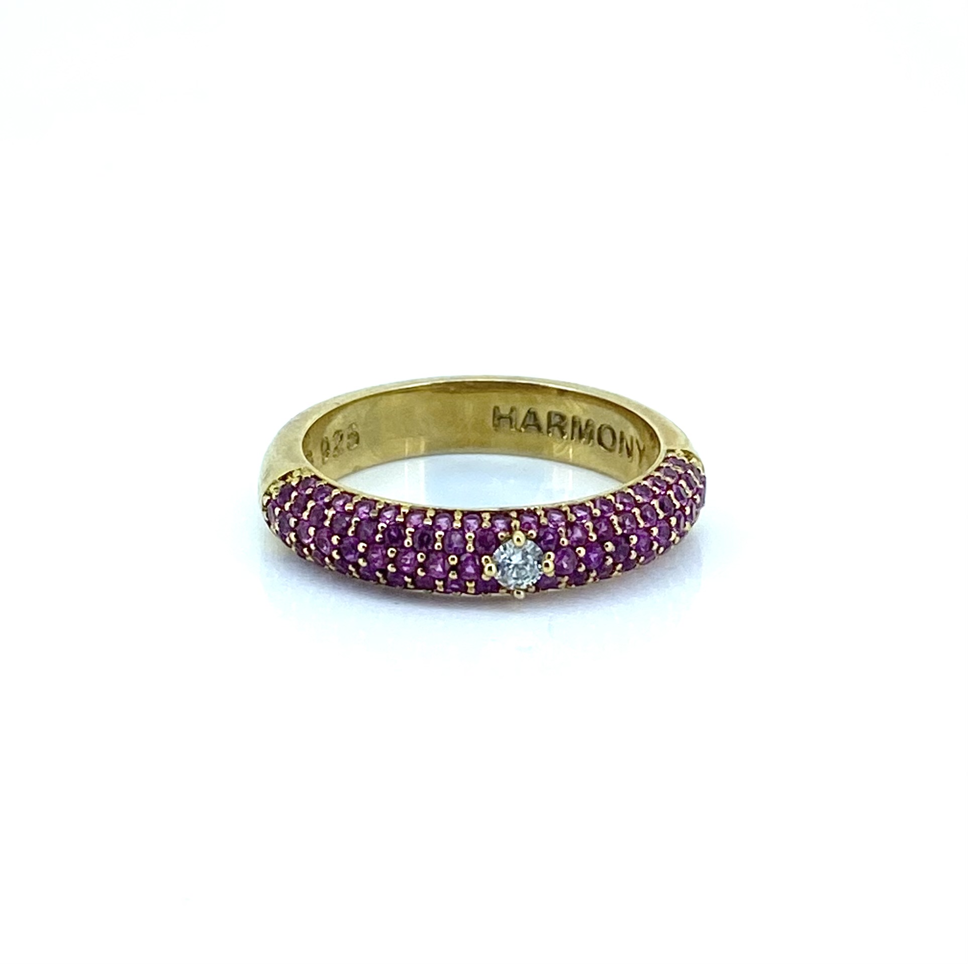 Bague pour femme en argent 925, zircons - HARMONY18 - Harmony