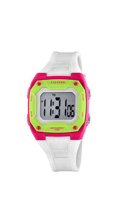 Montre numérique pour enfant en silicone, 10ATM - K5813/1 - Calypso