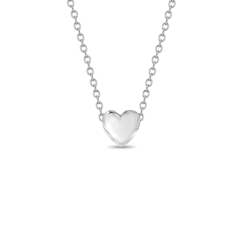 Pendentif pour enfant en argent 925, coeur - SS-04-00219 - In Season Jewelry