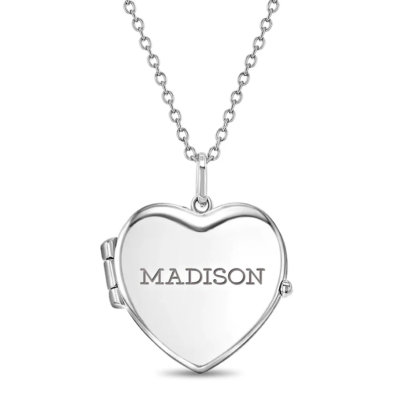 Pendentif pour enfant en argent 925, coeur, locquet - SS-10-00001 - In Season Jewelry