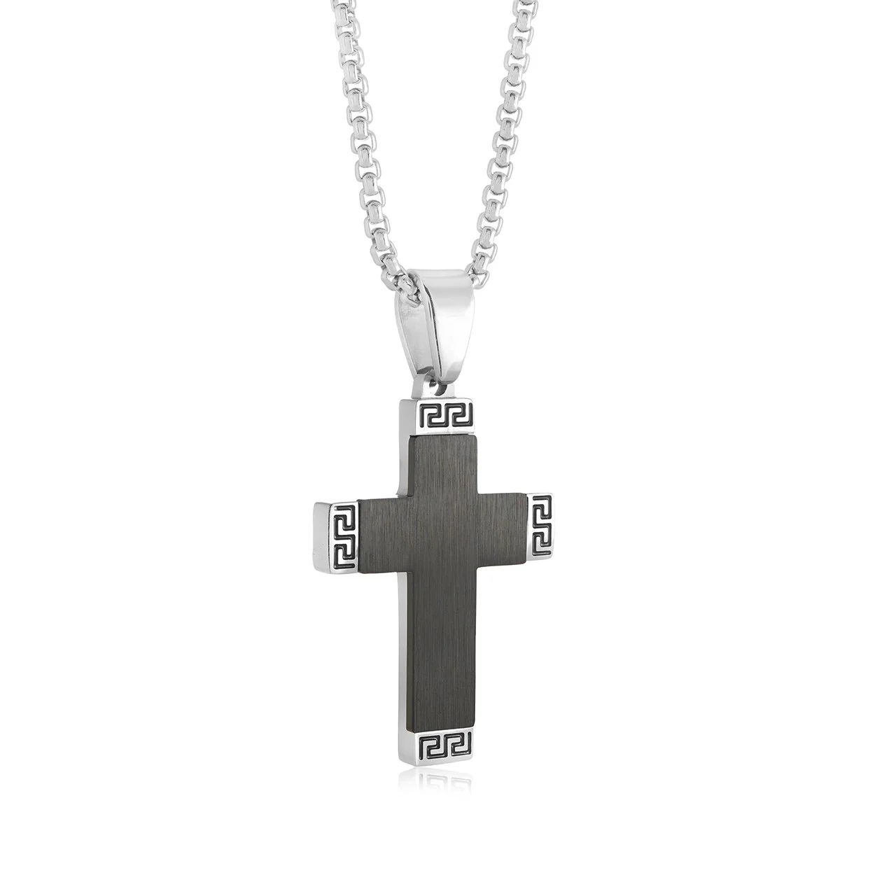 Pendentif pour homme en stainless, croix, versace - SC211 - Italgem