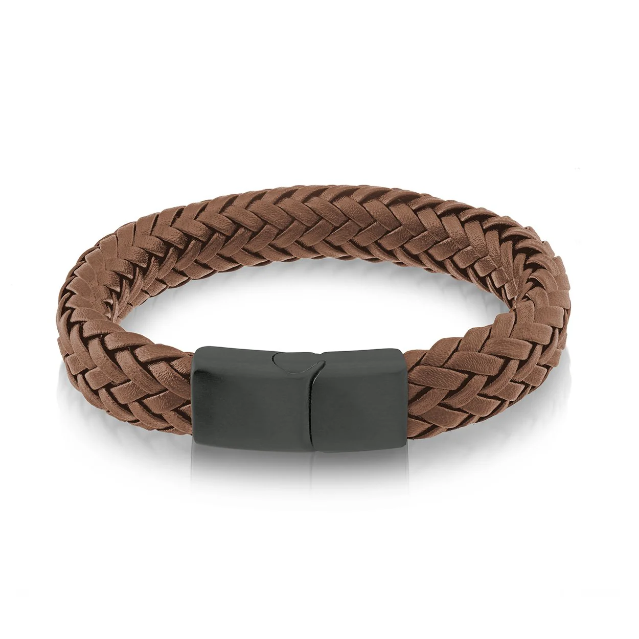 Bracelet pour homme en stainless et cuir - SLB662-8 - Italgem