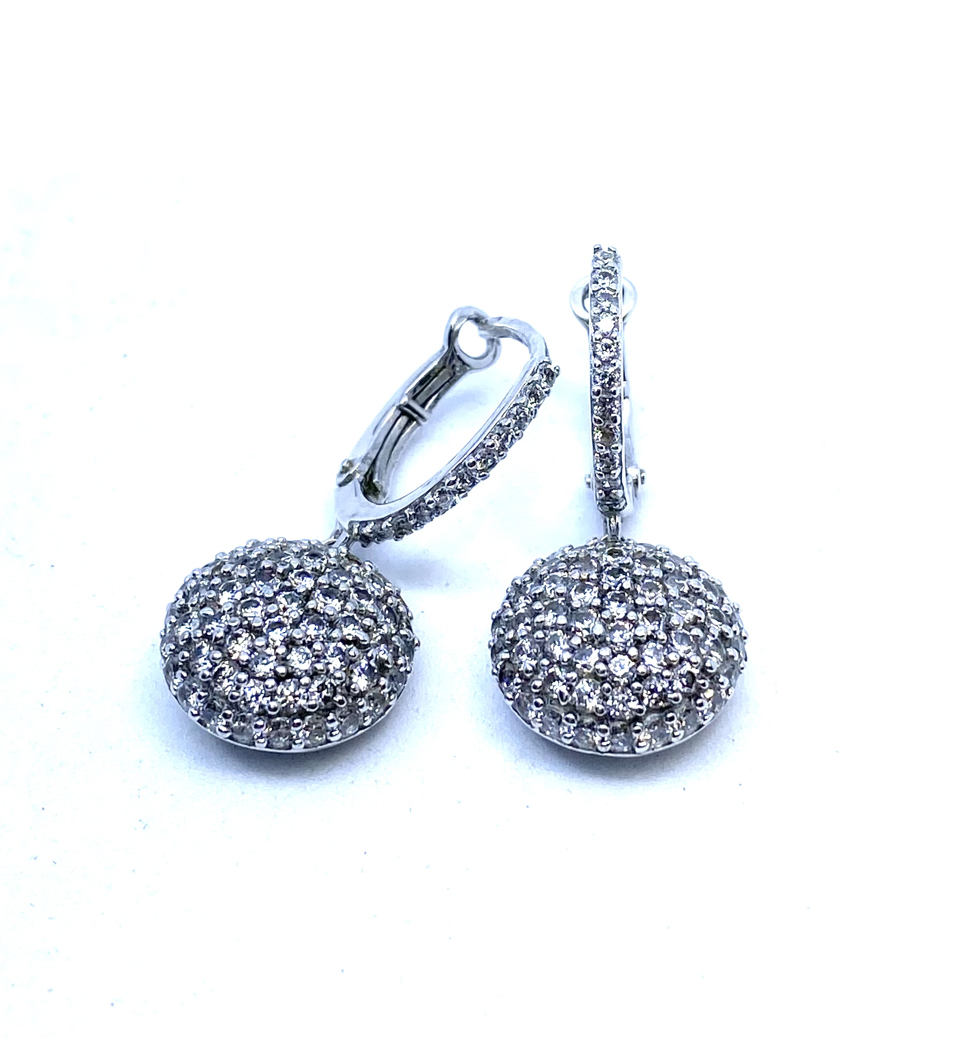 Boucles d'oreilles pour femme en argent 925, zircons - 13-021660 - Miss Mimi