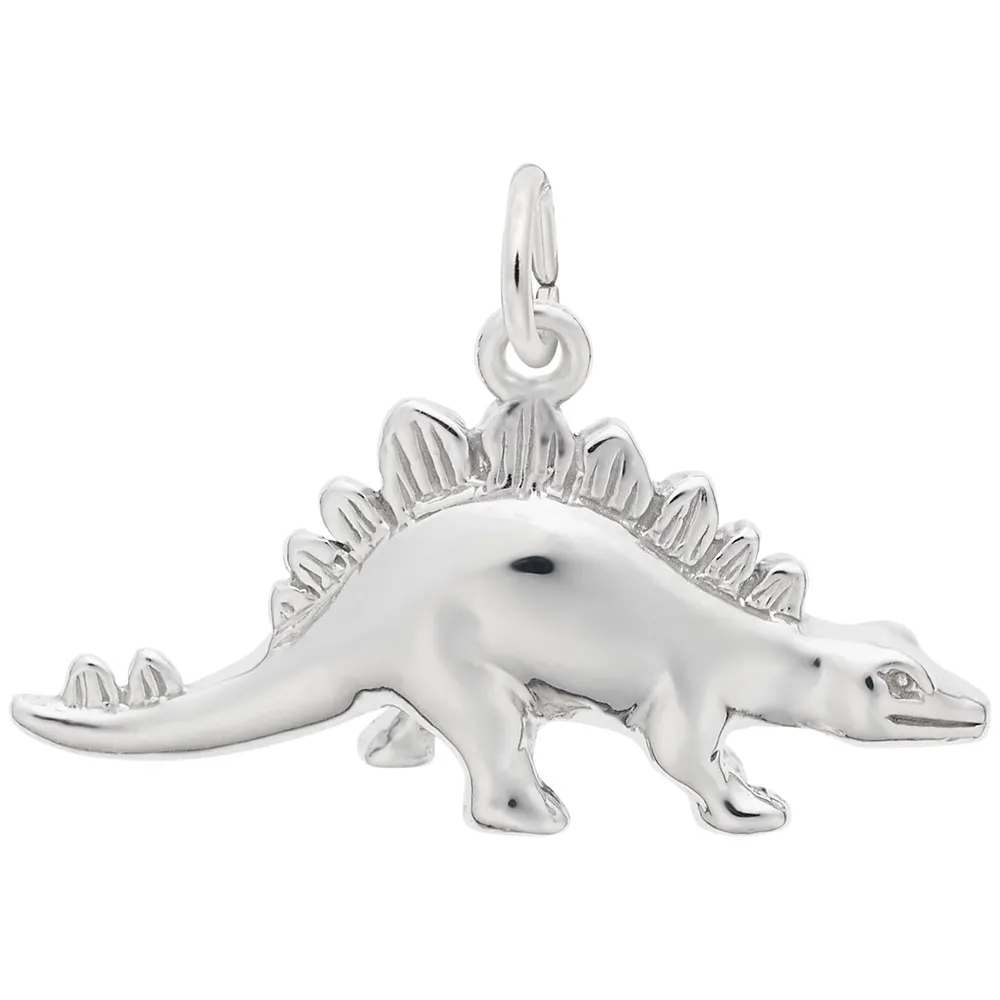 Pendentif en argent 925, stegosaure - 10-2973-000 - Rembrandt Charms