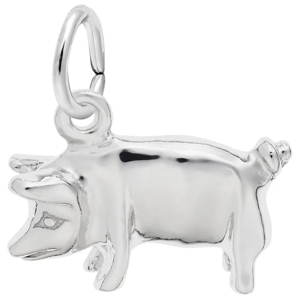 Pendentif en argent 925, cochon - 10-0604-000 - Rembrandt Charms