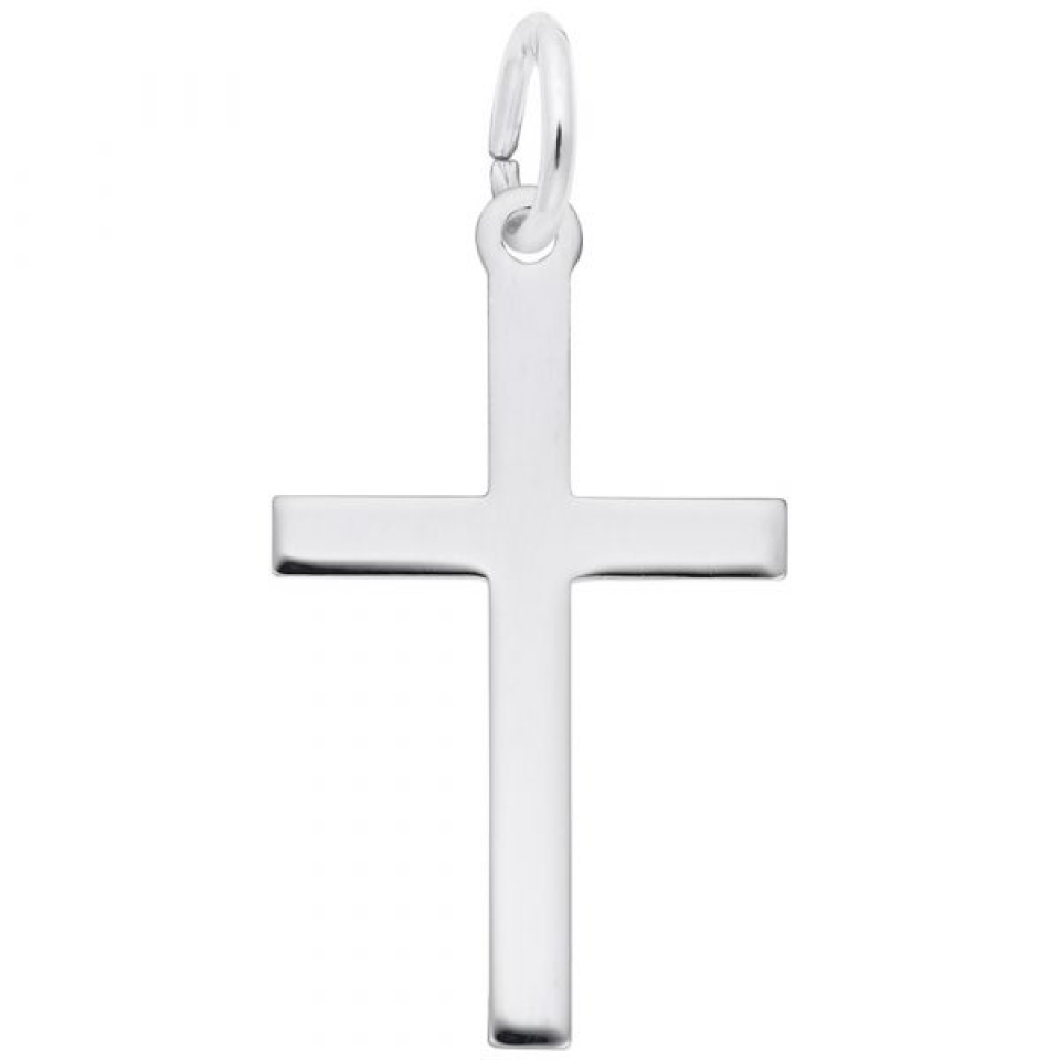 Pendentif en argent 925, croix unie - 10-4903-000 - Rembrandt Charms