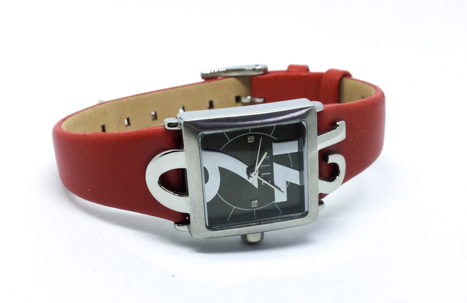 Montre femme, stainless, bracelet cuir - W20136S01N - ELLE