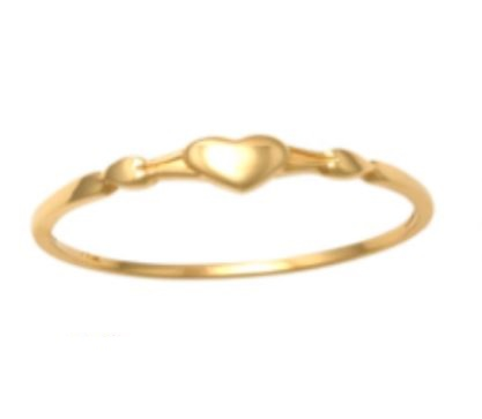 Bague pour femme en or 10k, coeur - B9 - Benjamin Jacques