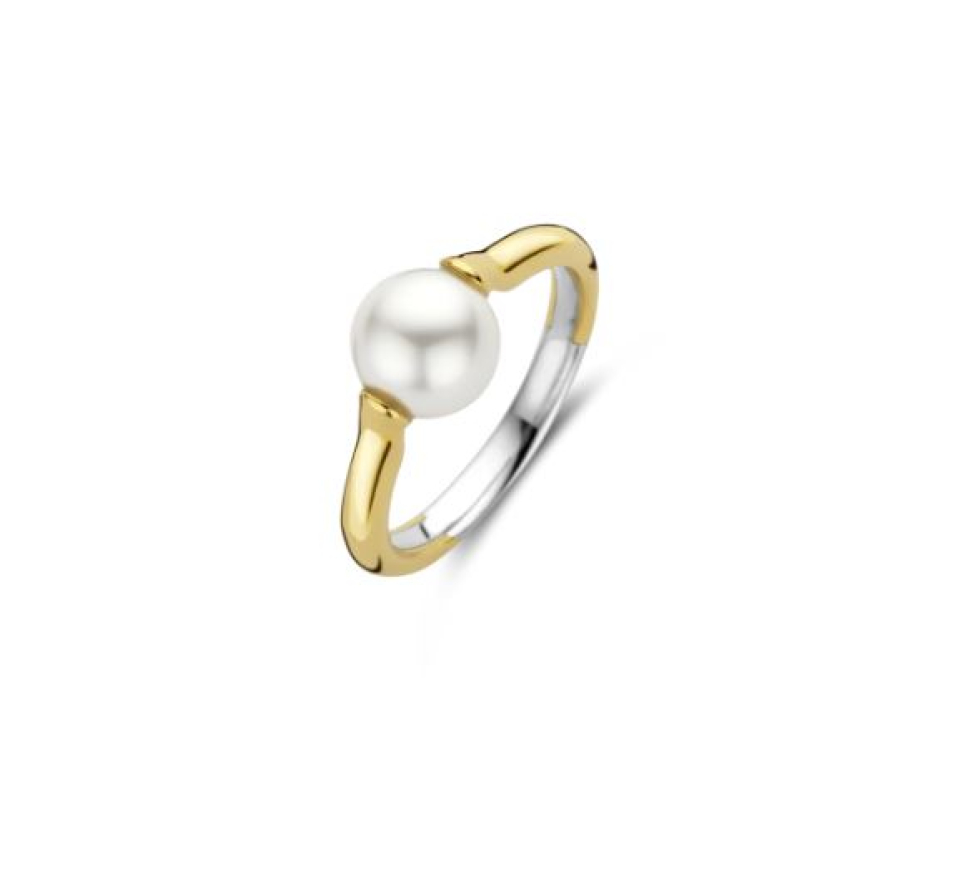 Bague pour femme en argent 925, perle - 12290YP/54 - Ti Sento Milano