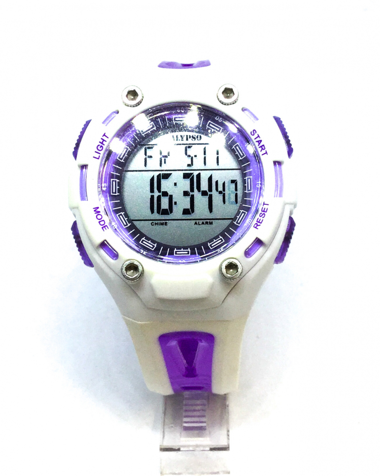 Montre enfant, stainless, bracelet silicone, chrono - K5666/2 - Calypso