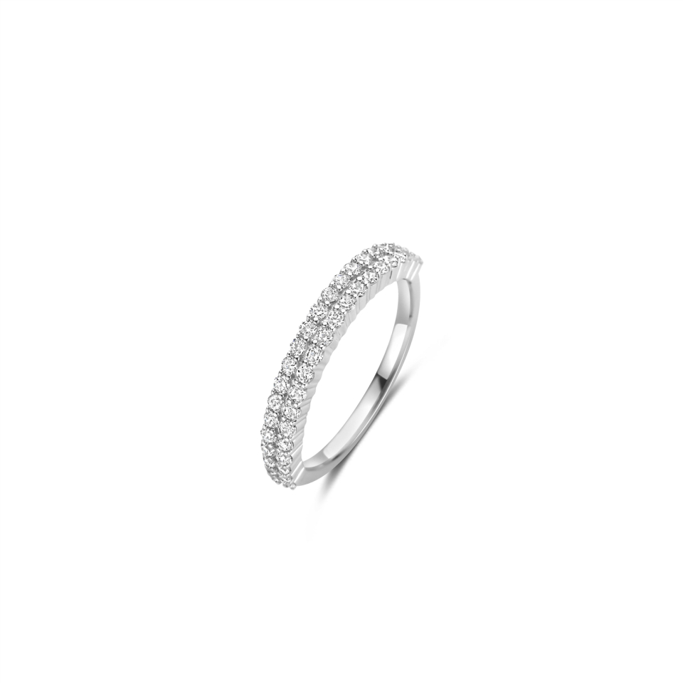 Jonc pour femme en argent 925, cubic zirconium - 12366ZI/52 - Ti Sento Milano