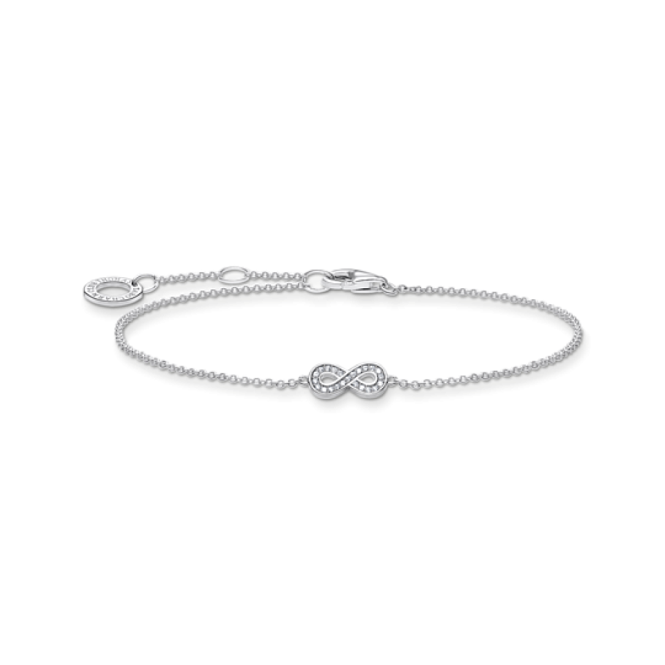 Bracelet pour femme en argent 925, cubic zirconium, infini - A2003-051-14-L19V - Thomas Sabo