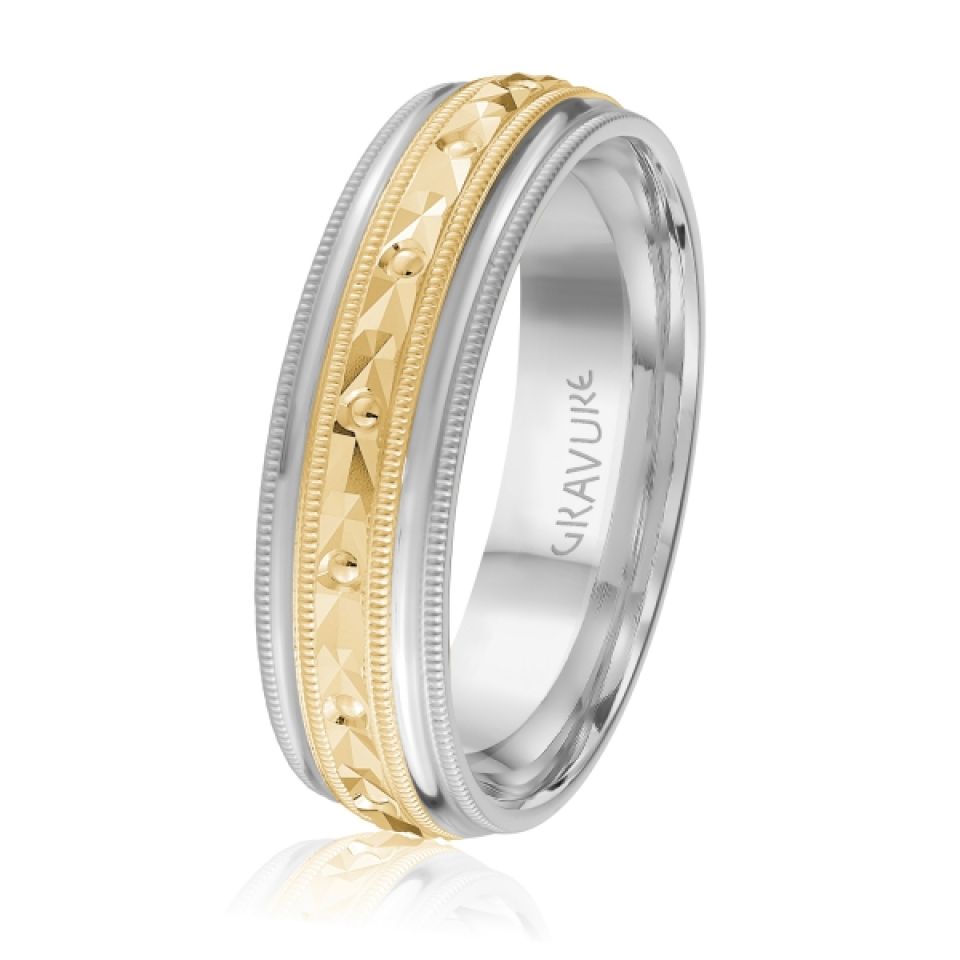 Jonc pour homme en or 10k - GL-618-6WY - MALO