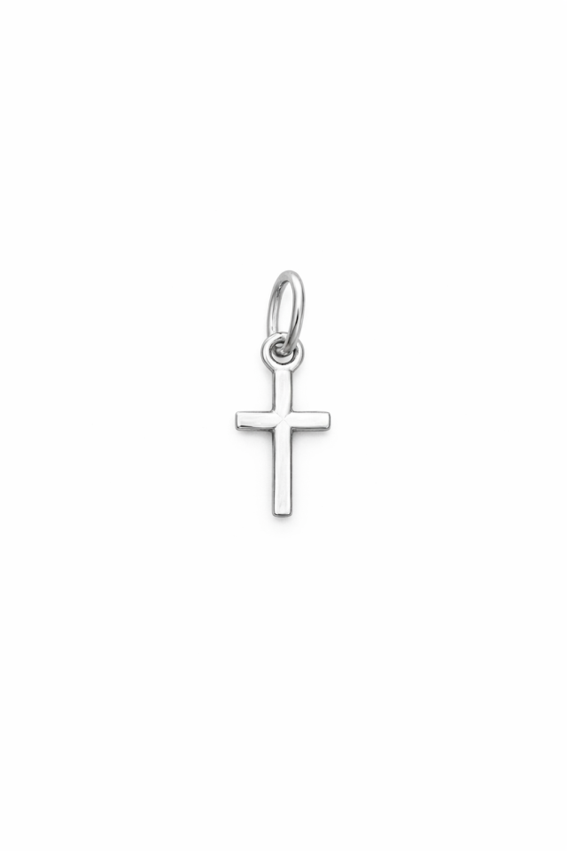 Pendentif pour enfant en argent 925, croix - PD806 - Divers