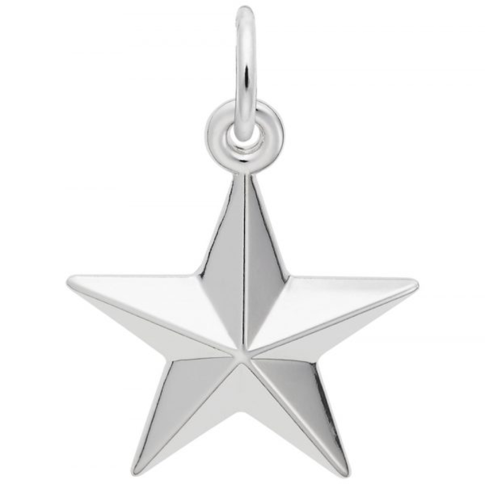 Pendentif en argent 925, étoile - 10-6305-000 - Rembrandt Charms