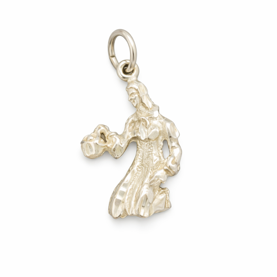 Pendentif en argent 925, vierge Marie - PD585 - Divers