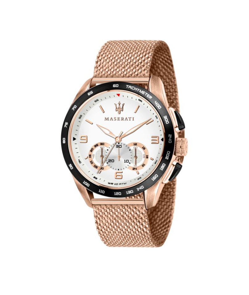 Montre pour homme en stainless, bracelet de mèche, 10ATM - 8873612011 - Maserati