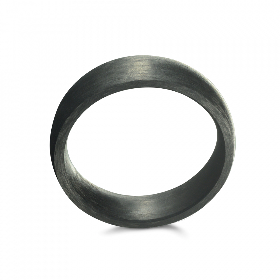 Bague pour homme en fibre de carbone - CF1-09 - Italgem